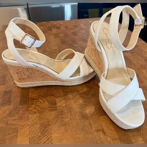 Jessica Simpson cork wedge